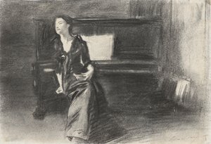 Dame ved klaveret af John Singer Sargent