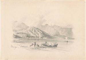 Lake Shore, Menaggio [recto] af John Singer Sargent