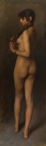 Livsstudie (studie af en egyptisk pige) af John Singer Sargent