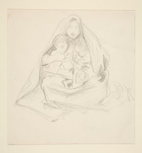 Madonna og barn af John Singer Sargent