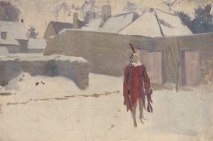 Mannikin i sneen af John Singer Sargent
