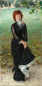 Marie Buloz Pailleron Madame Edouard Pailleron, 1879. af John Singer Sargent