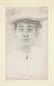 Frøken N. Huxley af John Singer Sargent