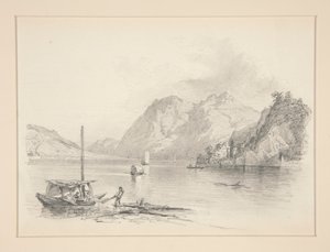 Bjergsø af John Singer Sargent