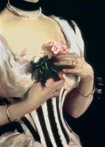 Mrs. Wilton Phipps, ca. 1884 (detaljer) af John Singer Sargent