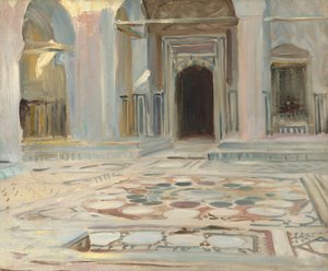 Pavement, Cairo af John Singer Sargent