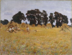 Høstmænd hviler på en hvedemark, 1885 af John Singer Sargent