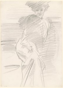 Siddende Kvinde af John Singer Sargent