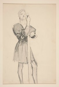 Stående Figur med et Spyd af John Singer Sargent