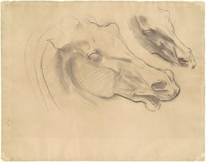 Studier til "Apollo i sin vogn med timerne" af John Singer Sargent