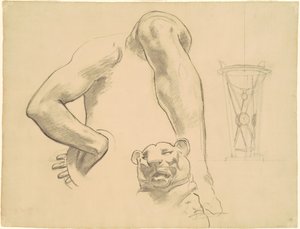 Studier til "Klassisk og romantisk kunst" af John Singer Sargent