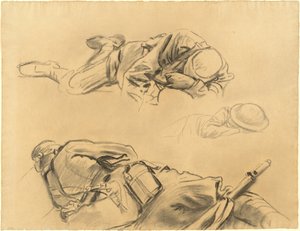 Studier til "Gassed" af John Singer Sargent
