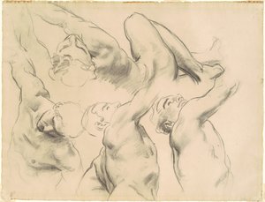 Studier til "Himlen" og "Helvede" af John Singer Sargent