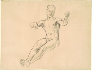 Studie for Arion, 1919-1920. af John Singer Sargent