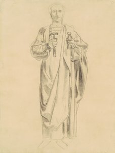 Study for Dogma of the Redemption: Frieze of Angels [recto], 1895-1903. af John Singer Sargent