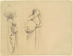 Studie til "The Danaïdes" af John Singer Sargent