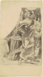 Studie til "Religionens triumf" af John Singer Sargent