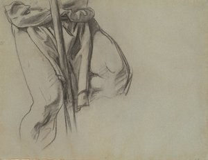 Studie af Adam til rosenkransens femten mysterier, 1903-1916. af John Singer Sargent