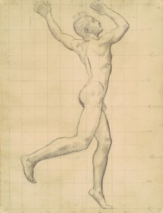 Studie af Apollo for Apollo og Daphne, ca. 1918. af John Singer Sargent