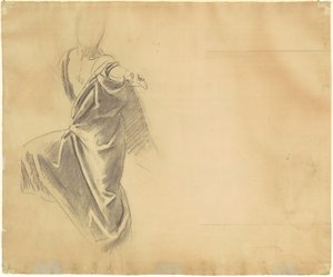 Study of Drapery [verso], 1920-1922. af John Singer Sargent