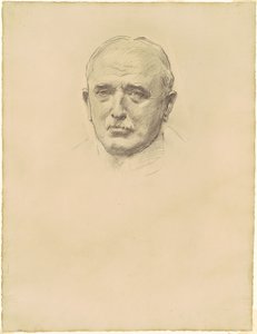 Studie af feltmarskal John French for "General Officers of World War I" af John Singer Sargent
