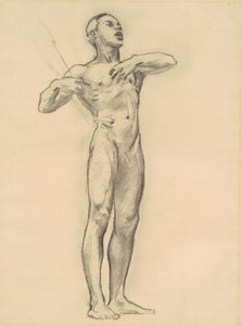 Studie af Orpheus for klassisk og romantisk kunst, ca. 1921. af John Singer Sargent