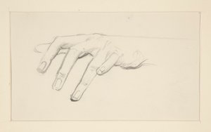 Studie af en hånd af John Singer Sargent