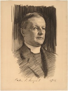 Rt. Pastor William Lawrence, 1916. af John Singer Sargent