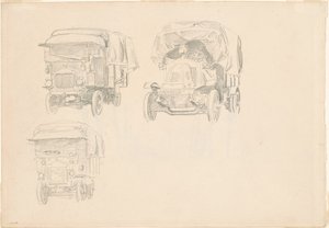 Lastbiler [recto] af John Singer Sargent