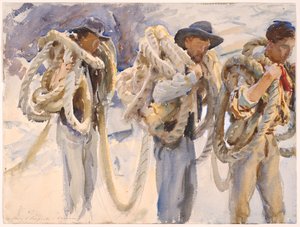 Arbejdere i Carrara af John Singer Sargent
