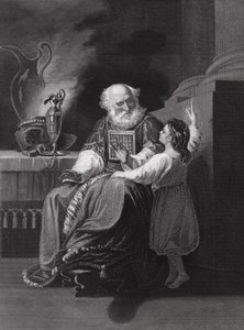 Samuel foran Eli (gravering)