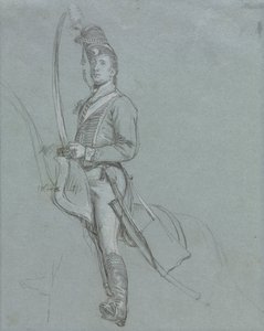 En husarofficer til hest af John Singleton Copley