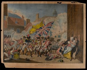 ?Major Piersons død og de franske troppers nederlag på øen Jersey den 6. januar 1781? af John Singleton Copley