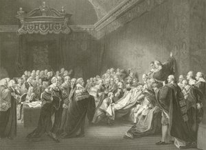 Jarlen af Chathams død af John Singleton Copley