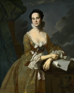 Mrs. Daniel Hubbard Mary Greene, ca. 1764. af John Singleton Copley