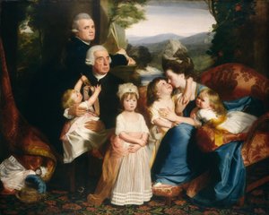 Familien Copley, 17761777. af John Singleton Copley