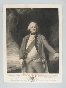 ?Den mest ædle Charles Marquis Cornwallis, generalmester for ordensmagten, generalløjtnant, generalguvernør i Irland?, omkring 1798 af John Singleton Copley