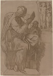 En Sibyllelæsning af John Skippe after Michelangelo
