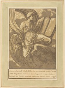 Sankt Johannes Evangelisten af John Skippe after Parmigianino