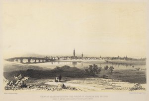 Udsigt over Glasgow under Charles den Andens regeringstid