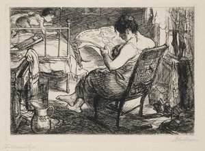 Kvindens side af John French Sloan
