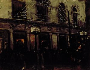 Walnut Street Theatre, Philadelphia af John French Sloan