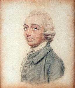 Portræt af John Oglander (ca. 1737-94) (pastel på papir)