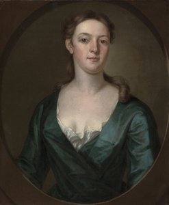 Portræt af en kvinde (Judith Colman Bulfinch?) af John Smibert