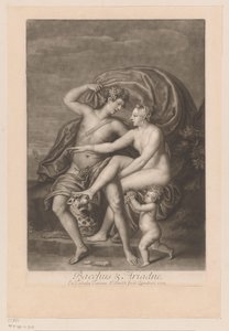 Bacchus finder Ariadne på Naxos Bacchus og Ariadne (titel på objekt) gudernes kærlighedsforhold (serietitel) Loves of the Gods (serietitel)