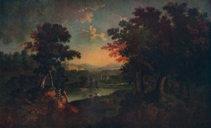 Landskab, c1750