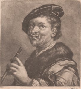 Mand, der spiller fløjte af John Smith