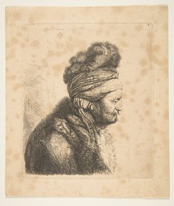 Det andet orientalske hoved omvendt kopi, 1700-tallet.