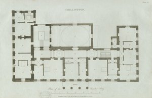 Chillington Hall: gravering
