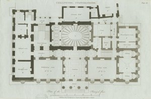 Chillington Hall: gravering af John Soane